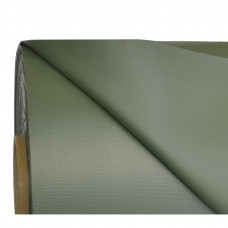 Ткань ПВХ для надувных лодок 50х2,18м олива 800гр