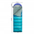 Спальный мешок с капюшоном Nature Hike U280-P с фибер вставкой (190+30)x75см, вес 2кг,  3-8℃  синий