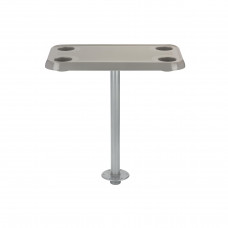 Набор прямоугольный стол со стойкой 75202-04, цвет серый