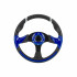 Рулевое колесо 13.5 алюминий черно-синее ААА Тайвань