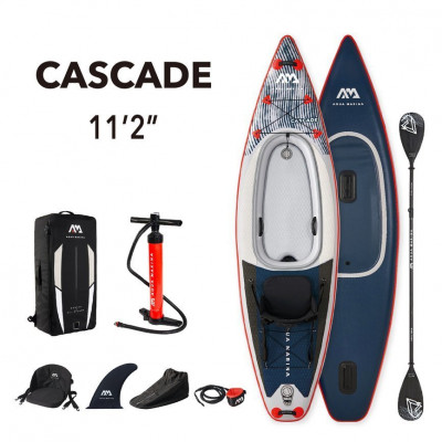 BT-21CAP Доска-каяк CASCADE — iSUP & Kayak Hybrid 3.4m/20cm with 2-IN-1 Paddle,
