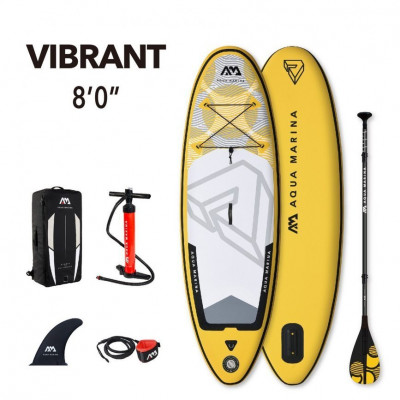 BT-19VIP	Доска Vibrant — Youth Isup,2.44m/10cm,with paddle and safety leash