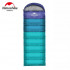 Спальный мешок с капюшоном Nature Hike U350 с фибер подкладкой (190+30)x75см, вес 1,7кг,  0-5℃  синий