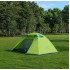 Двухслойная,4-х местная палатка с алюминиевыми дугами, P-Series, зеленая.
