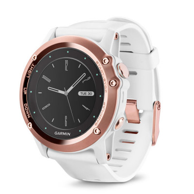 f?nix® 3, Sapphire, Rose Gold tone with White Band