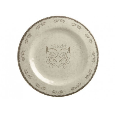 HARMONY тарелка плоская с рисунком, цвета слоновой кости набор 6 шт.