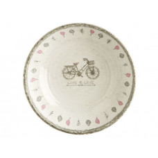 TOSCANA тарелка глубокая с рисунком, цвета слоновой кости набор 6 шт.