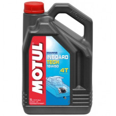 Моторное масло Motul Inboard Tech 4T 15w50 (масло для лодочного мотора) 5л