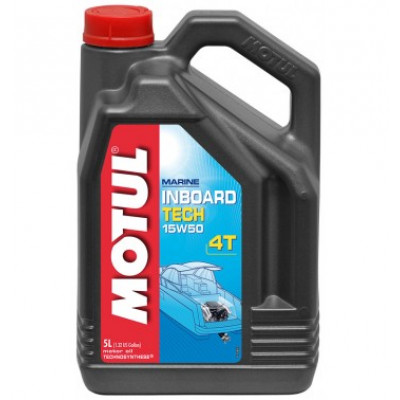 Моторное масло Motul Inboard Tech 4T 15w50 (масло для лодочного мотора) 5л
